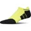 Under Armour Mens All Season Ascent No Show Socks, Black/Flashlight Yellow, 10-13 Large, U048-BLK/FLS-LG