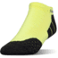 Under Armour Mens All Season Ascent No Show Socks, Black/Flashlight Yellow, 10-13 Large, U048-BLK/FLS-LG