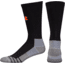 Under Armour Mens Hitch Lite 3.0 Socks, Black/Volcano Orange, 9-11 Medium, U731-BLK/VOL-MD