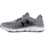 Under Armour Micro G Assert 7 Road Running Shoe, Steel/White/Black, 10 US 3020673-100-10