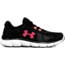 Under Armour Micro G Assert 7 Road Running Shoe Black/White/Neo Pulse 6.5 US 3020674-002-6.5