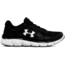 Under Armour Micro G Assert 7 Road Running Shoe, Black/White/White, 10 US, 3020674-001-10