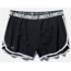 Under Armour Perfect Pace Short - Women's-Black/White/Reflective-Large