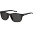 Under Armour Raid Sunglasses with Shiny Black Frame and Grey Polarized Lens, Medium, UA0013GS 807-M9