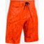 Under Armour Reblek Printed Board Short - Men's-Phoenix Fire/Black/Overcast Gray-30 Waist