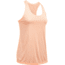 Under Armour Tech Tank - Twist - Women's-Playful Peach/Metallic Silver-X-Large