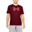 Under Armour UA Big Logo T-Shirt - Mens, Extra Large, Cordova, 1329583615XL