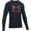Under Armour UA Camo Fill Long Sleeve T-Shirt w/Logo - Men's, Extra Large, Black, 1283069002XL