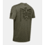 Under Armour UA Freedom Eagle T-Shirt - Mens, 2XL, Marine OD Green, 13435453902X