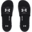 Under Armour UA Ignite V SL Sandals - Mens, Black//White, 12, 1287318-001-12