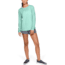 Under Armour UA Iso-Chill Shore Break Long Sleeve Shirt - Womens, Extra Small, Aqua Float, 1351132791XS