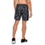 Under Armour UA Launch SW 7'' Printed Shorts - Men's, 2XL, Pitch Gray, 13265730122X