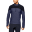 Under Armour UA Qualifier 1/2 Zip Shirt - Mens, Medium, Blue Ink, 1326595497MD