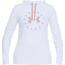 Under Armour UA Freedom Microthread Hoodie - Women's, Medium, White, 1305242100MD