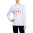 Under Armour UA Freedom Threadborne Crew Long Sleeve T-Shirt - Women's, 2XL, White, 1305245101XXL
