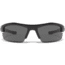 Under Armour Youth Nitro L Storm Sunglasses, Shiny Black, Gray Polarized Lens U8640048-000008