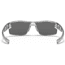 Under Armour Youth Nitro L Sunglasses, Clear Frame,Gray/Orange Multiflection Lens U8600048-141441
