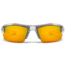 Under Armour Youth Nitro L Sunglasses, Clear Frame,Gray/Orange Multiflection Lens U8600048-141441