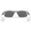 Under Armour Youth Nitro L Sunglasses, White/Black Frame, Gray Multiflection Lens U8600048-881101