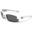 Under Armour Youth Nitro L Sunglasses, White/Black Frame, Gray Multiflection Lens U8600048-881101
