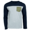 United By Blue Standard Long Sleeve Colorblock Pocket Shirt - Men's-Navy-Small
