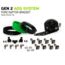 Up Down Air Gen II Air Delivery System, Ford Raptor, Engine Bay, Black, 220-0118