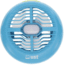 UST Brila USB Rechargeable Fan and Light 1.0, Blue, NSN N, 1156816