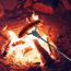 UST Grill a Long Extendable Fork- Cow Skull, Silver, NSN N, 20-12567