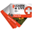 UST Learn and Live Cards - First Aid, White 20-02730