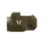 Vaide Scrapper Subcompact LED Pistol Flashlight, White, 500 Lumens, Chorme, VAPL-02