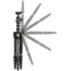 Vanguard 235CBP 4 in 1 Tripod w/ Ball Head, Pan Handle, Monopod, Black, VEO3T235CBP