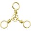 Vanguard 3/Way Swivels Sp Brass, #6, 6 Pack, V1800SP-6