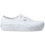 Vans Authentic Platform 2 Shoes, True White, 10, VN0A3AV8W00-W00-10