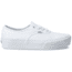 Vans Authentic Platform 2 Shoes, True White, 5.5, VN0A3AV8W00-W00-5.5