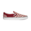 Vans Classic Slip-On Casual Boot, Checkerboard Rumba Red/True White, 9 US, VN0A38F7VLW-9 US/10.5 US