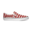 Vans Classic Slip-On Casual Boot, Gingham Racing Red/True White, 5 US, VN0A38F7VDY-5 US/6.5 US