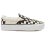 Vans Classic Slip-On Platform, Black and White Checkerboard, 4.5, VN00018EBWW-BWW-4.5