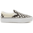 Vans Classic Slip-On Platform, Black and White Checkerboard, 5, VN00018EBWW-BWW-5