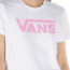 Vans Flying V Cretee - Womens, White-Fuchsia Pink, Small, VN0A3UP4VB7-WFP-S