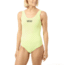 Vans Quantum Bodysuit Tops - Womens, Lemon Tonic Checkerboard, Small, VN0A4DRKVD7-LTC-S