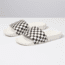 Vans Slide-On - Womens, Checkerboard White/Black, 12, VN0004LG27K-27K-5