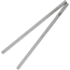 Vargo Straight Straw Titanium, Weight, 0.2oz, T-487