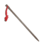 Vargo Titanium Nail Peg W/cord 6pk T-113