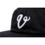 Vast Big V Snapback Hat, One Size B3279-Black