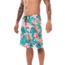 Vast Hibiscus Men's Boardshort, Pink Multi, B3239