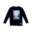 Vast Ocean Photo Agenda Long Sleeve T-Shirt, Black, Large, B3323-L