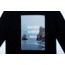 Vast Ocean Photo Agenda Long Sleeve T-Shirt, Black, Large, B3323-L