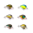 Vexan 6-Pack PHAT BOY 4 Crankbait Lures, Gold/Blue/Yellow/Purple/Green/Gray/Clear, 4 ft, Variety #2 PB 6-PK 4