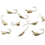 Vexan Ice Fishing Jigs, Tungsten Gold, 10-Pack, Tungsten-TEN 4mm