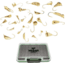 Vexan Ice Fishing Jigs w/ Free Jig Tackle Box, Tungsten Gold, 25-Pack, 6S-1A6D-M2TY